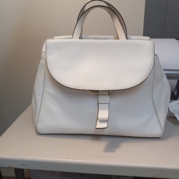 kate spade Handbags - Beautiful Double Sided Kate Spade White Handbag.